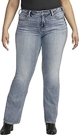 Plus Size Silver Jeans Co.® Suki Curvy Flap Back Pocket Mid Rise Slim Boot  Jean
