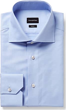 Ermenegildo Zegna Businesshemd in Blau für Herren Herren Bekleidung Hemden Business Hemden 