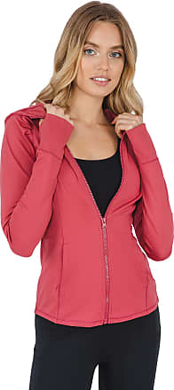 Yogalicious Nude Tech Half Zip Long Sleeve Jacket with Front Pockets at   Women’s Clothing store