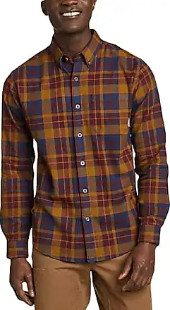 Men's Brown Checkered Shirts - up to −86%