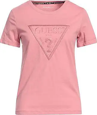 Camiseta guess rosa cheap mujer