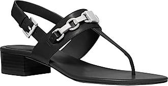 mk black sandals