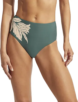 Seafolly: Green Swimwear / Bathing Suit now up to −38%