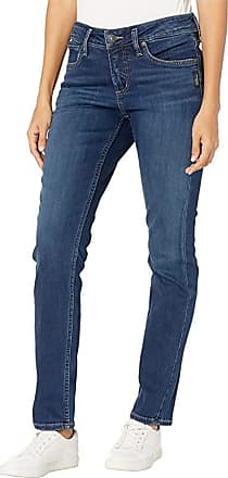 Silver Jeans Co Elyse Mid-Rise Curvy Fit Capris L43002SDK260