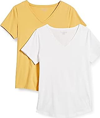 J.crew T-shirt col en V jaune primev\u00e8re style d\u00e9contract\u00e9 Mode Hauts T-shirt col en V 