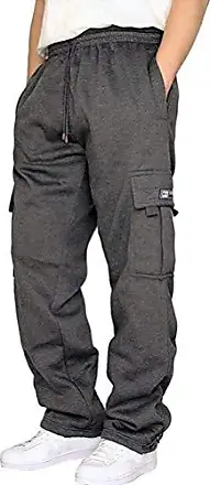 Hiver Coton Polaire Chaud Homme Cargo Pantalon Hommes Joggers Pantalon  Coupe-Vent Salopette Pantalon Long Hommes Loose Baggy Tactical Pants