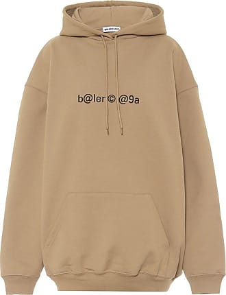 balenciaga hoodie brown