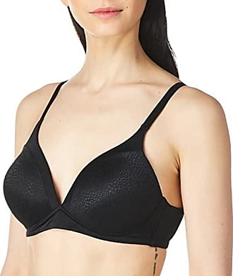 Warner's Womens Blissful Benefits Back-Smoothing Comfort Wireless Lift T-Shirt Bra W4013, Black, 36B