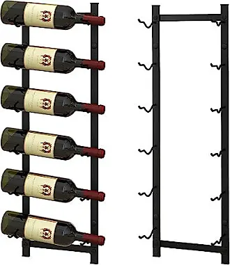 Casier à Vin Présentoir de Bouteilles de vin Rangement pour Cuisine Comptoir  de Bar en Bambou - Costway