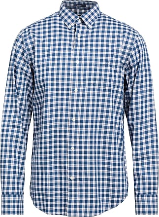 Mode Chemises Chemises de bûcheron Gant Chemise de b\u00fbcheron blanc-bleu imprim\u00e9 allover style d\u00e9contract\u00e9 