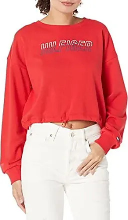 Tommy Hilfiger Sport Womens Red White and Blue Long Sleeve Sweatshirt Size  Large