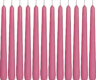 BOLSIUS Ivory Taper Candles - 10 Pack Unscented 10 Inch Dinner Candle Set -  8 Hours Burn Time - Premium European Quality - Smokeless and Dripless