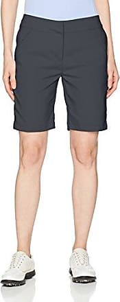 PGA TOUR Womens 19 Sunflux Solid Woven Short with Comfort Stretch, India Ink, 4