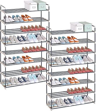 Range chaussures à hauteur réglable - lot de 8  Rangement chaussures,  Astuce rangement chaussures, Chaussures en plastique