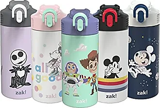 Zak Designs Kids Vacuum Insulated Stainless Steel Food Jar with Carry Handle, Thermal Container for Travel Meals and Lunch on The Go, 12 oz, Spidey