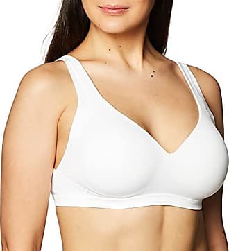Warner's Womens No Side Effects Wirefree Backsmoothing Contour Easy Size Bra, Classic White, XX-Large