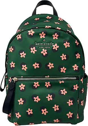 Kate Spade Chelsea Medium Nylon Green Delightful Dot Backpack