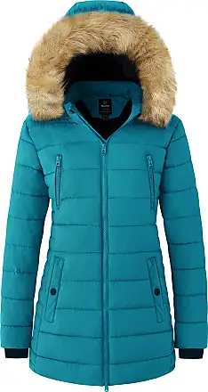 Wantdo Women's Thicken Parka Coat Winter Warm Puffer Jacket Dark