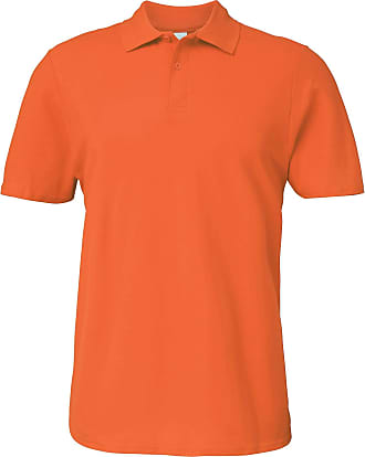 Gildan Gildan Softstyle mens short-sleeved double pique polo shirt., orange, 3XL