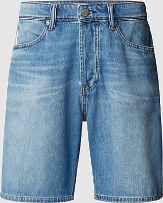 Marc Opolo Jeansshorts mit Label-Patch in Natur Damen Bekleidung Kurze Hosen Jeans-Shorts und Denim-Shorts 