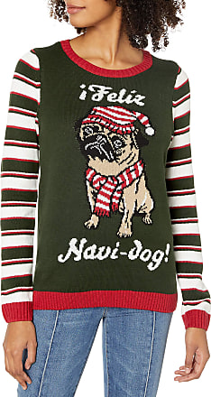 EVEDESIGN Womens Ugly Christmas Sweatshirts Funny Doge Crew Neck Oversized Pullovers 