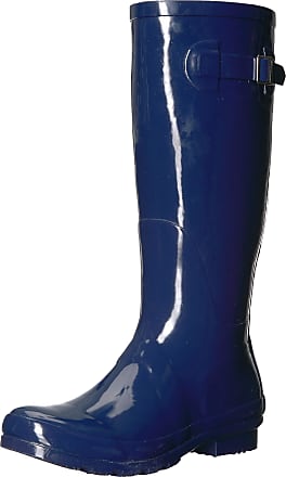 navy blue womens rain boots