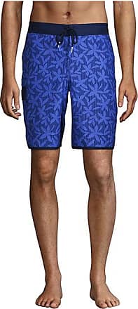 CBSwimTru Mens Beach Surfing Boardshorts Swimming Trunks Blue Organic Boho Mandala Shorts