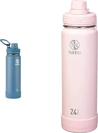 Takeya 32oz Actives Insulated Stainless Steel Water Bottle with Spout Lid - Pink