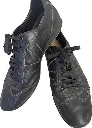RARE BASKETS LOUIS VUITTON homme cuir marron chaussures ROUGE LV 9,5 US  11,0 11