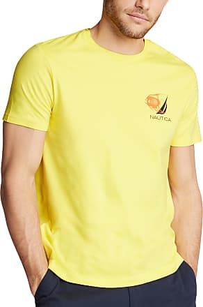 mens yellow nautica shirt