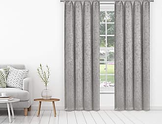 Silver Kelvin Isaac Solid Magnetic Blackout Curtain 38x84 