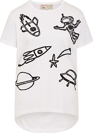 Weiß/Mehrfarbig 44 DAMEN Hemden & T-Shirts T-Shirt Print Roberto Naldi T-Shirt Rabatt 72 % 