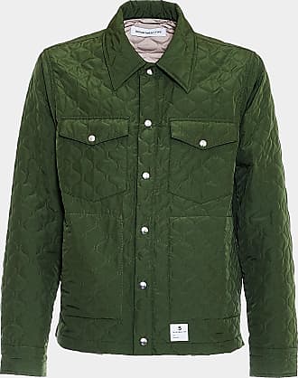 Verde Lightweight padded shirt jacket Farfetch Uomo Abbigliamento Cappotti e giubbotti Giacche Giacche estive 