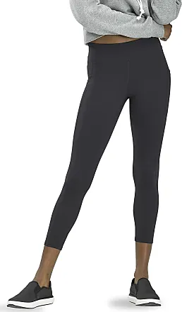 Hue Womens Plus-size Wide Waistband Blackout Cotton Capri Leggings,  Assorted Sockshosiery, -Navy, 3X 