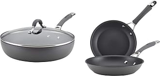 Circulon Elementum Hard-Anodized Nonstick Frying Pan with Helper