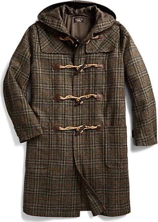 LILICHIC Womens Wool Duffel Coat Wool Blend Duffle Coat Hooded Wool Toggle Coat Long Fleece Lined Coat Plus Size S-5XL 