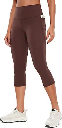  Womens Butterluxe Super High Waisted Workout Leggings 28  Inches -Over Belly Buttery Soft Full Length Yoga Pants Jujube Brown X-Large