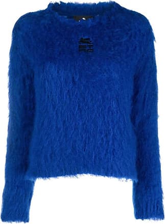 Etro Gestreifter Polopullover aus Wolle in Blau Damen Bekleidung Pullover und Strickwaren Pullover 