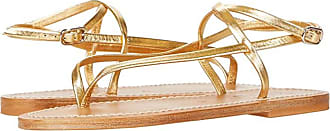 k jacques gold sandals
