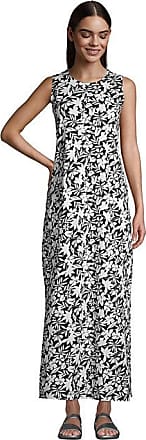 Lands End Womens Long Cotton Jersey Sleeveless Swim Cover-up Maxi Dress - Lands End - Black - XS