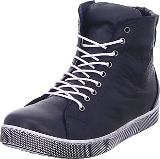 Andrea Conti High Top Sneaker Chili Schuhe Leder 0027913-583 