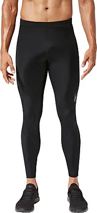 CW-X Men's Medium Expert Joint Support Compression Running Tights Pants Blk  Gy
