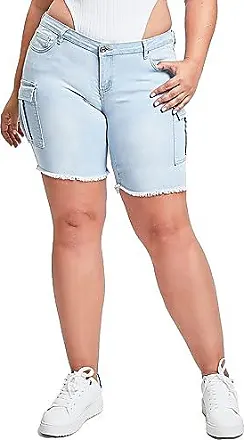 YMI Jeanswear Low Rise 2 Button Front Cuffed Hem Shorts