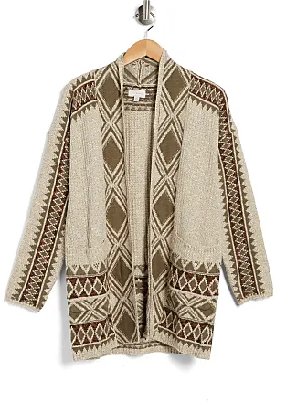 Lucky Brand Crochet Cardigan I in Natural