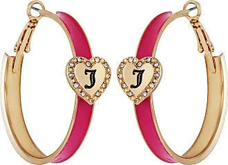 Juicy Couture Goldtone and Rose Heart Pendant Toggle Necklace For Women