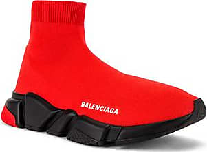 all red balenciaga sock sneakers