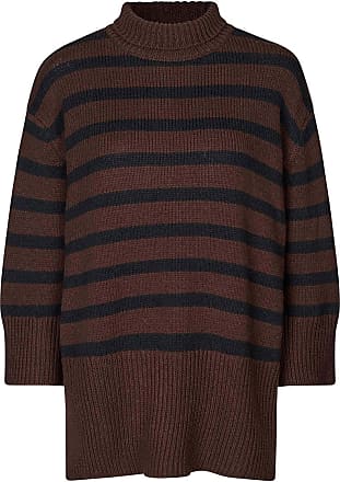 Patrizia Pepe Monogram-jacquard Crew-neck Jumper in Black