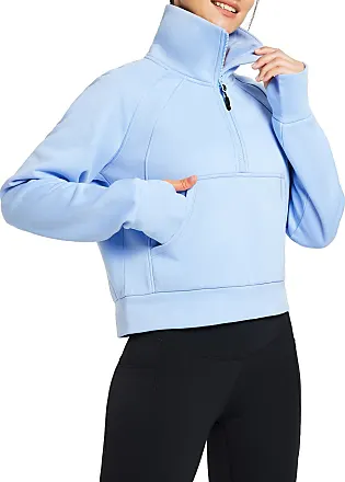  BALEAF Women's Thermal Fleece Pullover Jacket Half