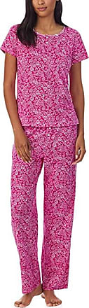 Ralph Lauren Short Sleeve Button Neck Long Pants PJ Set