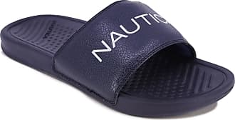 Nautica Men's Flip Flop Water Slippers Casual Beach Sandals-Huxley-Navy 